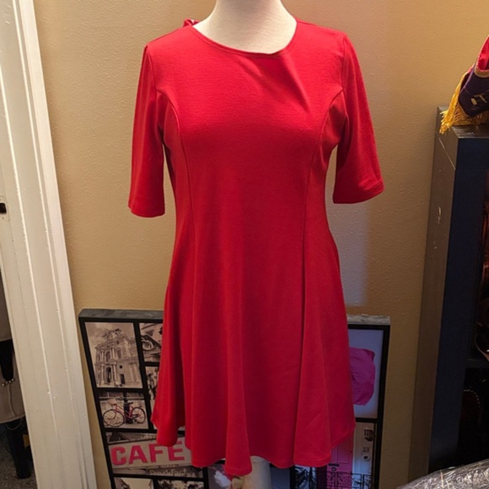 Elegant Red Women's Dress